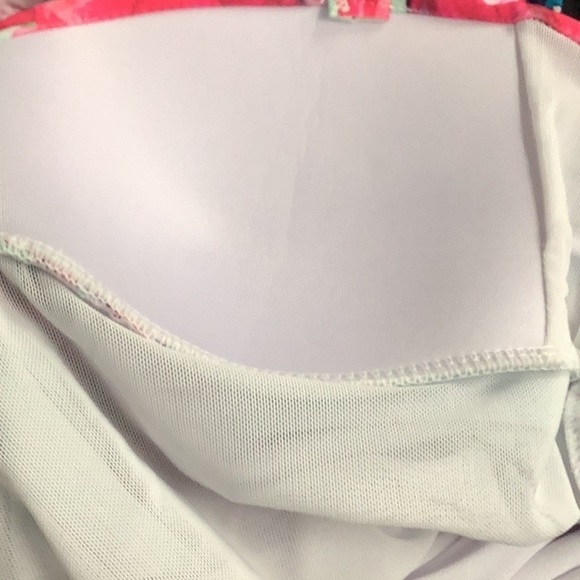 Nicole Miller Twisted Bandeau Flyaway Swimdress. Size Small New With Tags - Picture 7 of 9